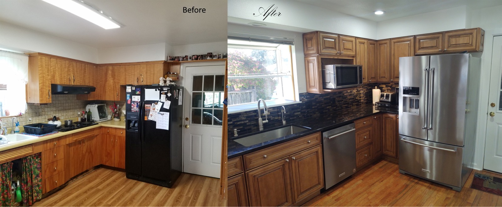 Kitchen Remodel before & after photos